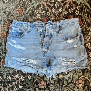 Levi distressed jeans